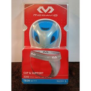 McDavid 3300 Athletic Supporter Mesh‎ FlexCup Teen Ages 12-15 Large Waist 30-34